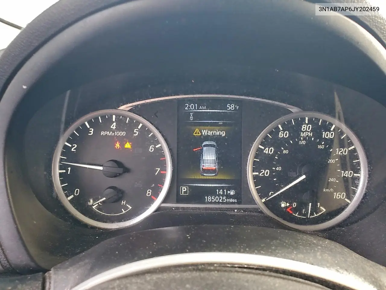 3N1AB7AP6JY202452 2018 Nissan Sentra S