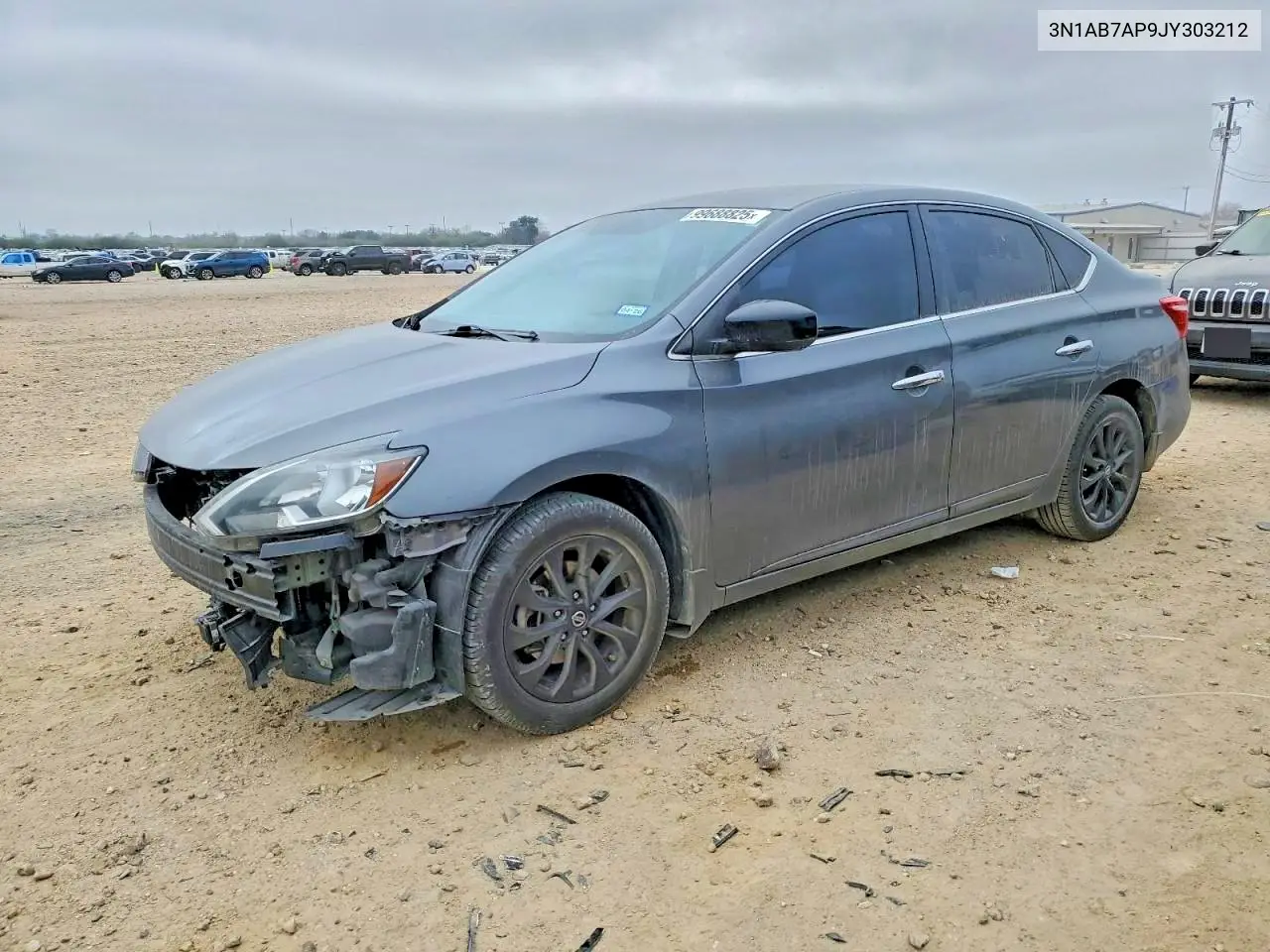 3N1AB7AP9JY303212 2018 Nissan Sentra S