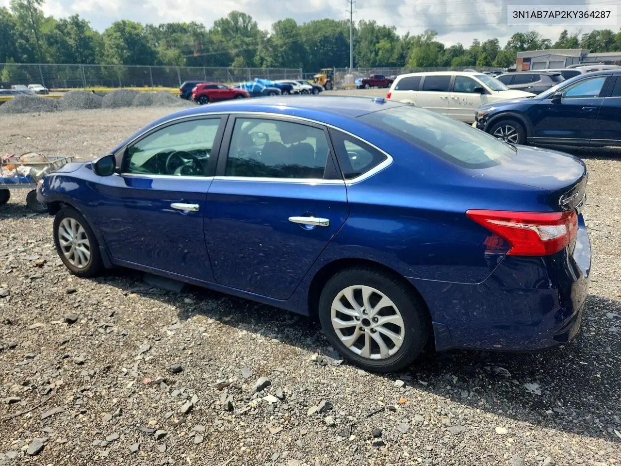 2019 Nissan Sentra Sv VIN: 3N1AB7AP2KY364287 Lot: 49126076
