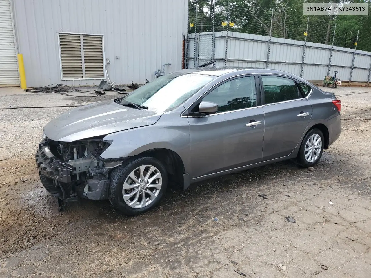 3N1AB7AP1KY343513 2019 Nissan Sentra S