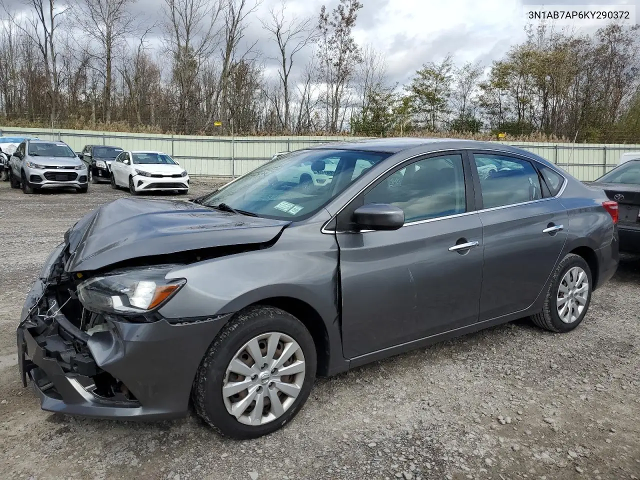 3N1AB7AP6KY290372 2019 Nissan Sentra S