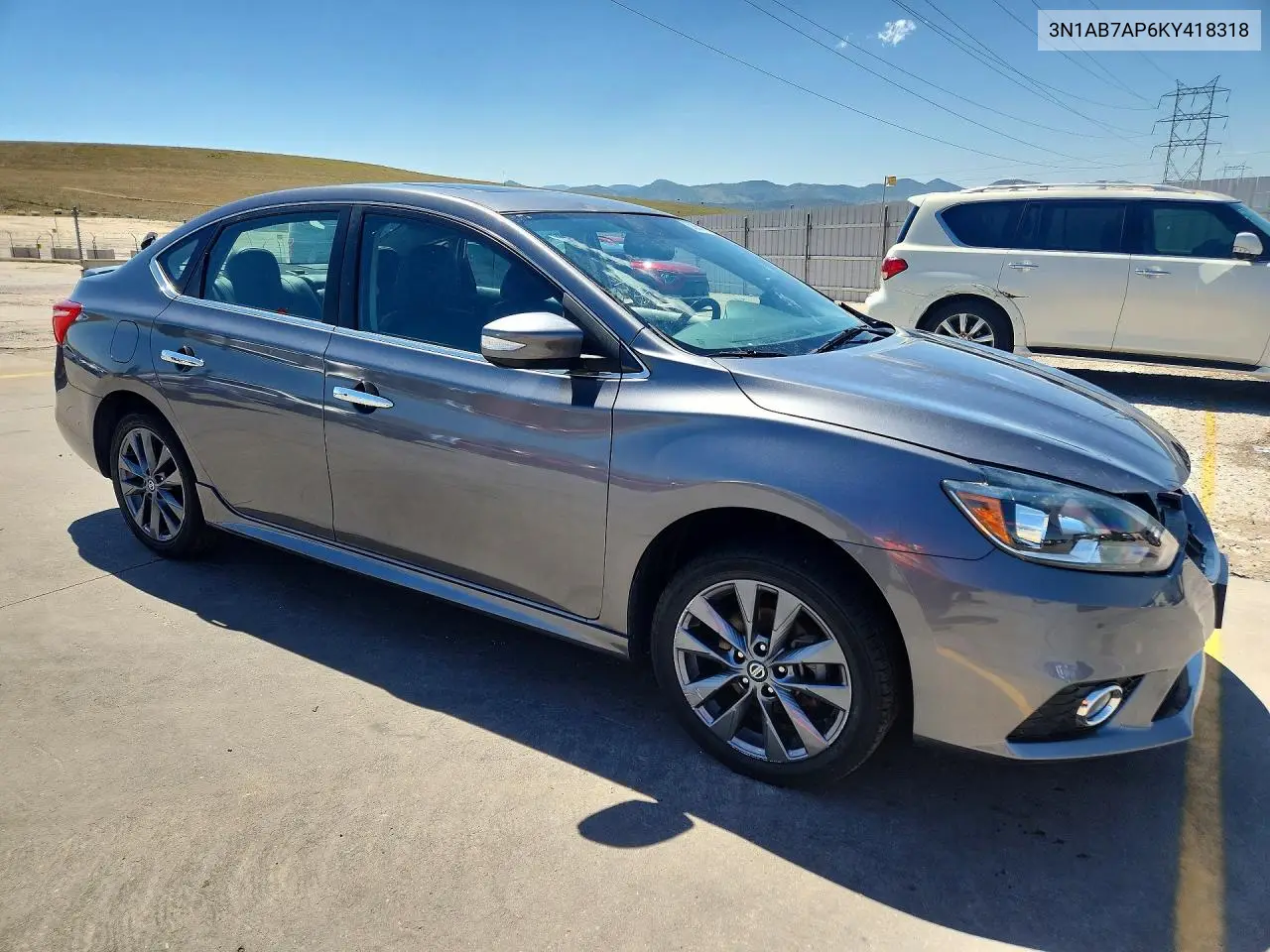 2019 Nissan Sentra Sr VIN: 3N1AB7AP6KY418318 Lot: 58617216