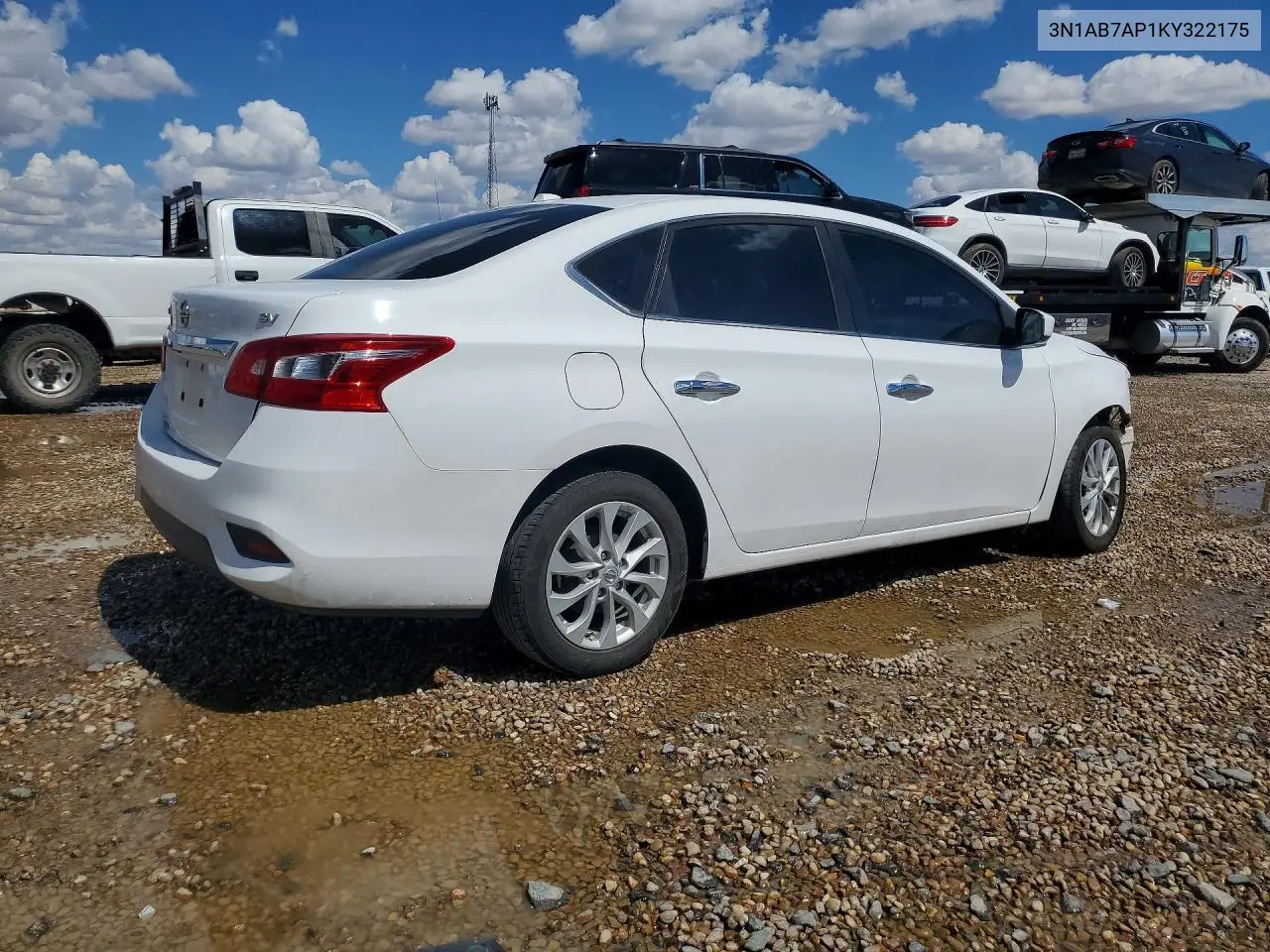 2019 Nissan Sentra Sv VIN: 3N1AB7AP1KY322175 Lot: 60997476