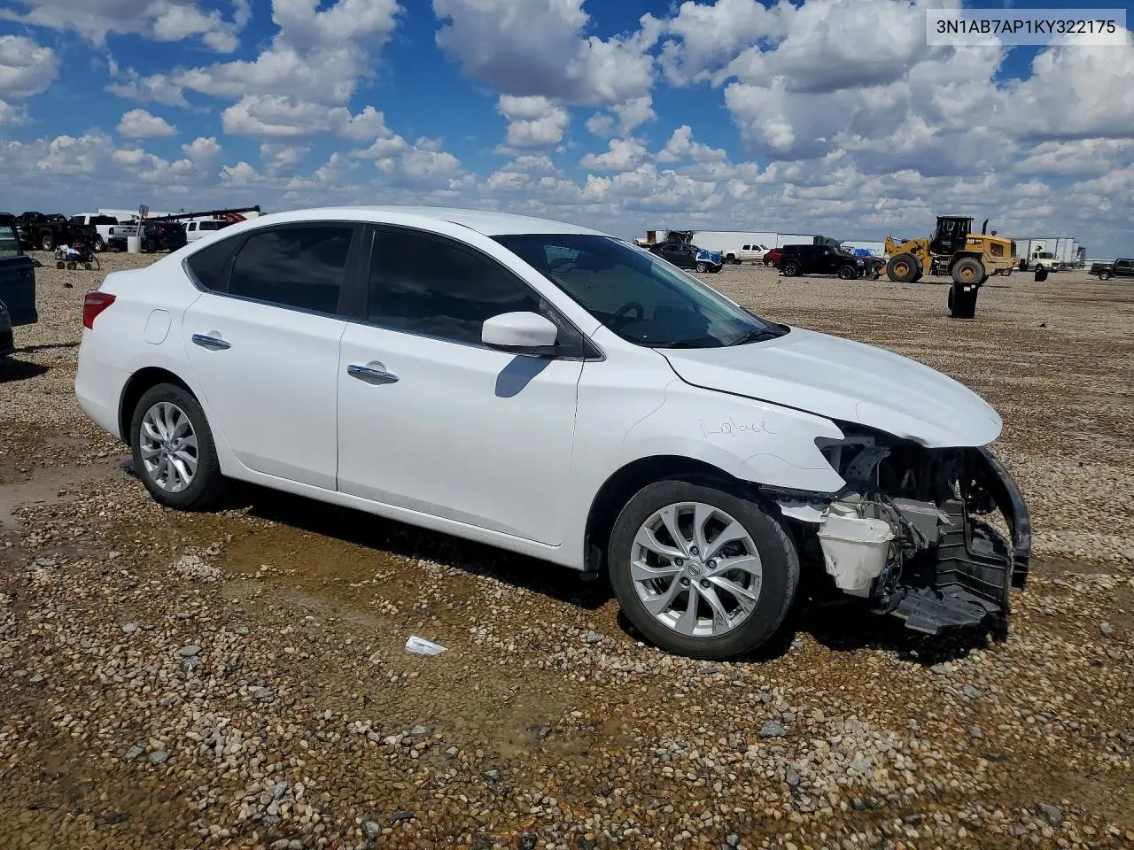 2019 Nissan Sentra Sv VIN: 3N1AB7AP1KY322175 Lot: 60997476