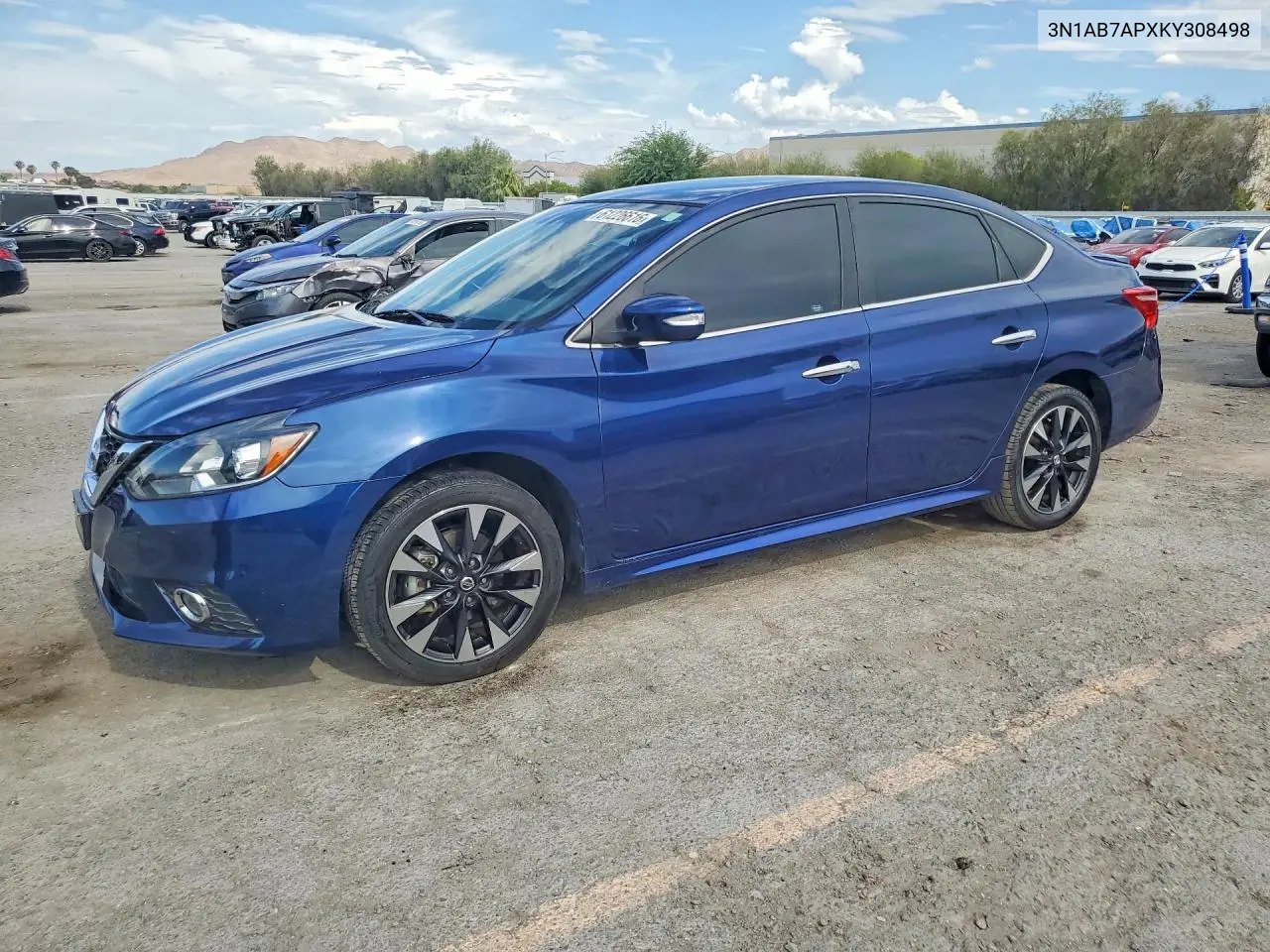 2019 Nissan Sentra Sr VIN: 3N1AB7APXKY308498 Lot: 61226616