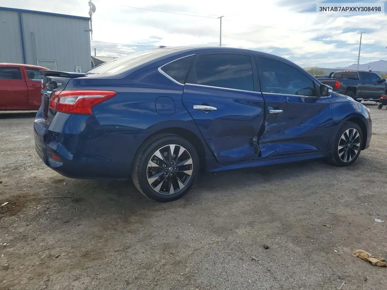 2019 Nissan Sentra Sr VIN: 3N1AB7APXKY308498 Lot: 61226616