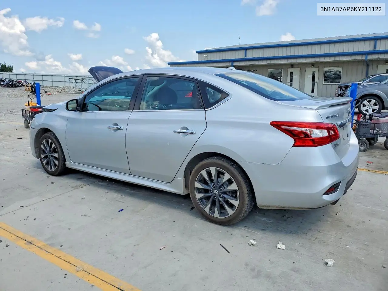 2019 Nissan Sentra Sr VIN: 3N1AB7AP6KY211122 Lot: 61402366