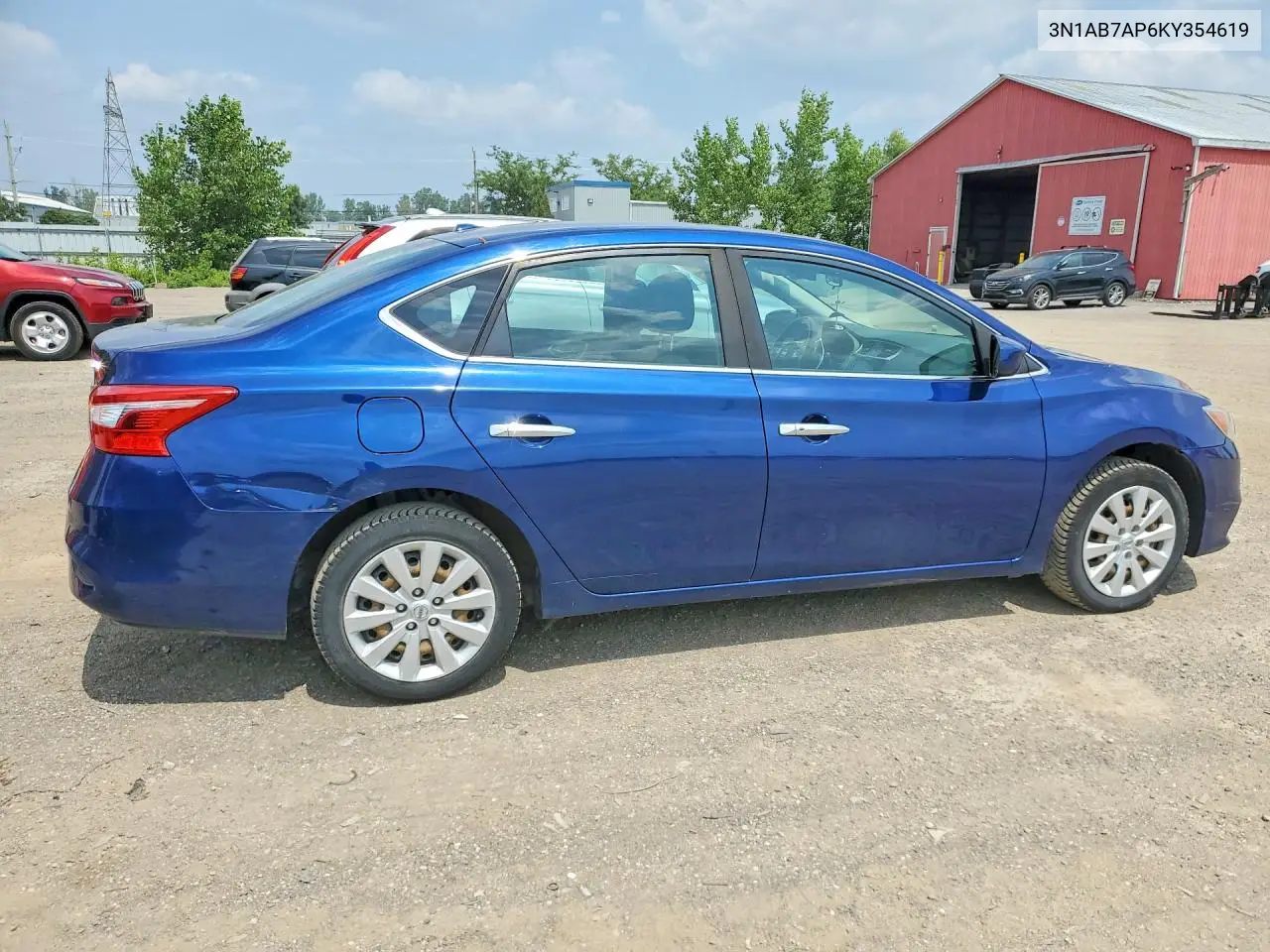 2019 Nissan Sentra S VIN: 3N1AB7AP6KY354619 Lot: 61508226