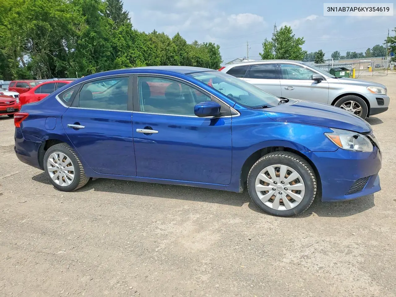 2019 Nissan Sentra S VIN: 3N1AB7AP6KY354619 Lot: 61508226