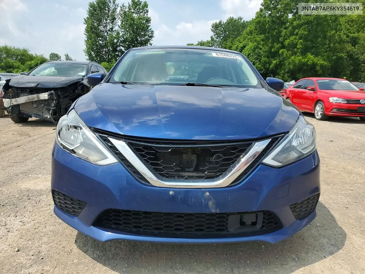 2019 Nissan Sentra S VIN: 3N1AB7AP6KY354619 Lot: 61508226