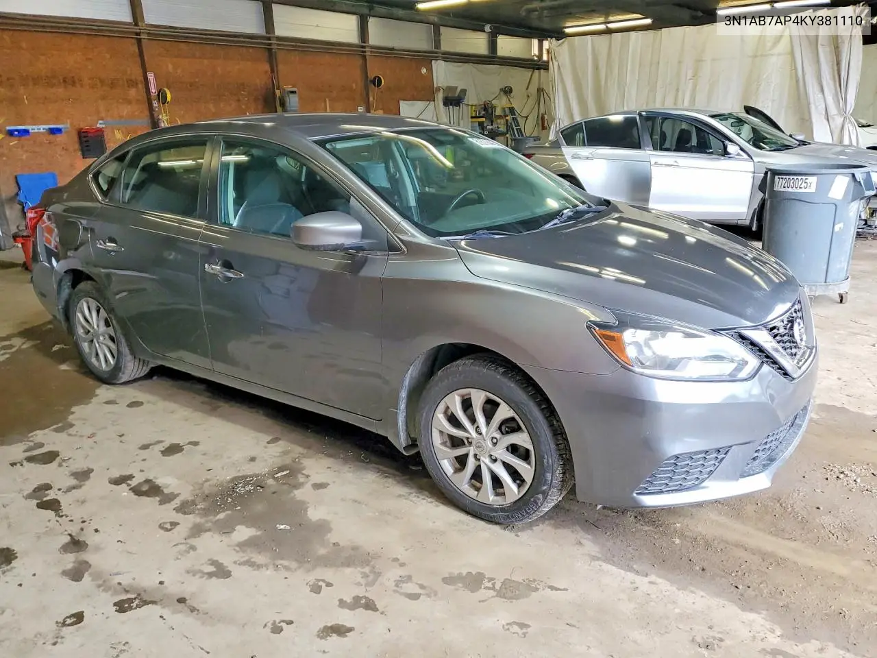 2019 Nissan Sentra Sv VIN: 3N1AB7AP4KY381110 Lot: 61579446
