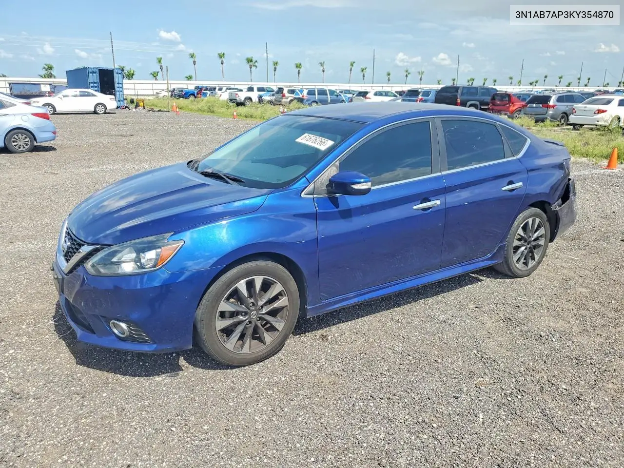 2019 Nissan Sentra Sr VIN: 3N1AB7AP3KY354870 Lot: 61676266
