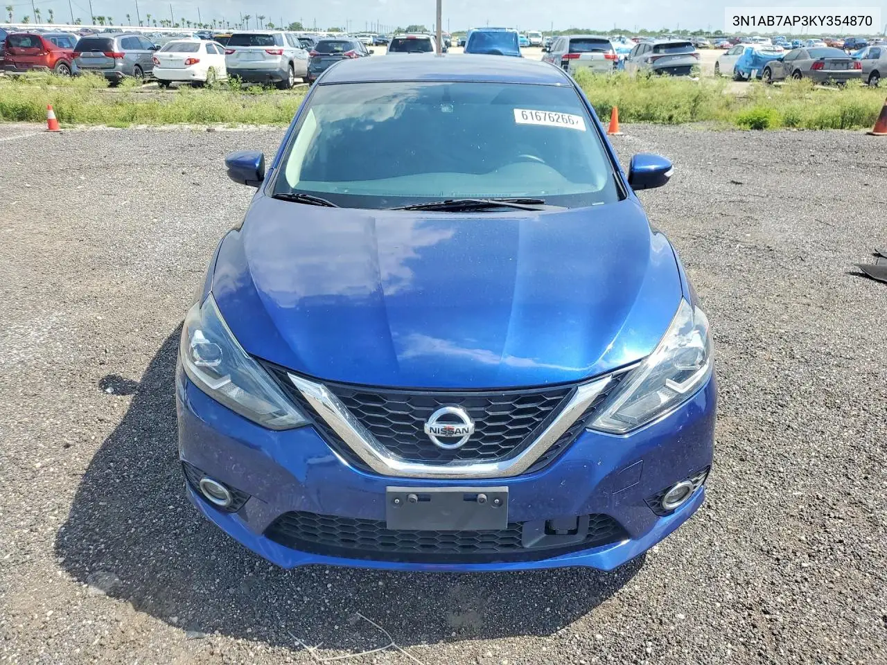 2019 Nissan Sentra Sr VIN: 3N1AB7AP3KY354870 Lot: 61676266