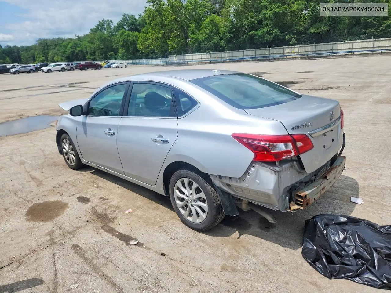 2019 Nissan Sentra Sv VIN: 3N1AB7AP0KY450634 Lot: 61731966