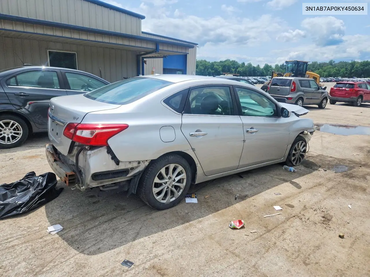 2019 Nissan Sentra Sv VIN: 3N1AB7AP0KY450634 Lot: 61731966