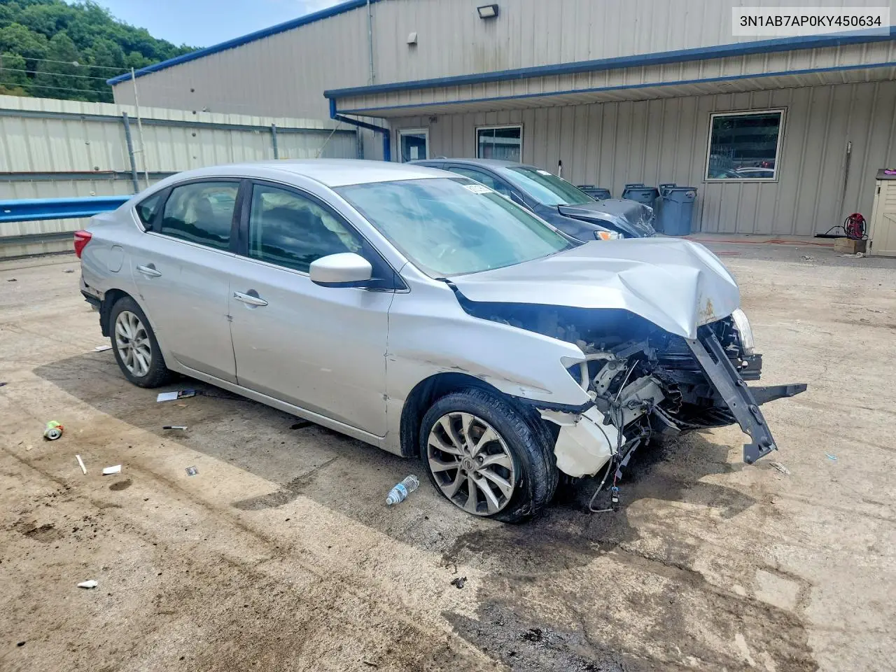 2019 Nissan Sentra Sv VIN: 3N1AB7AP0KY450634 Lot: 61731966