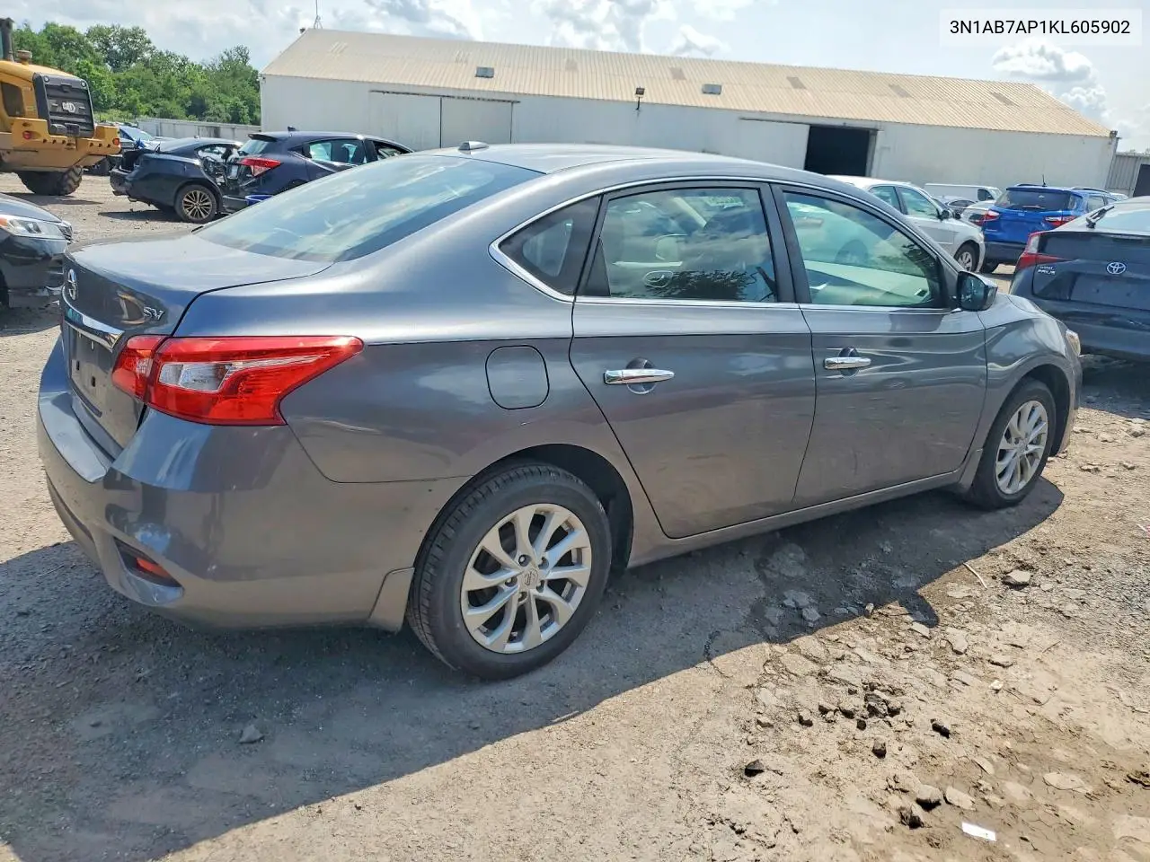 2019 Nissan Sentra Sv VIN: 3N1AB7AP1KL605902 Lot: 62002226