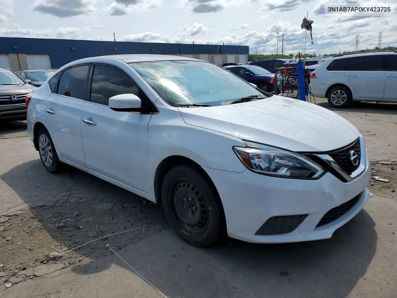 2019 Nissan Sentra S VIN: 3N1AB7AP0KY423725 Lot: 62330956