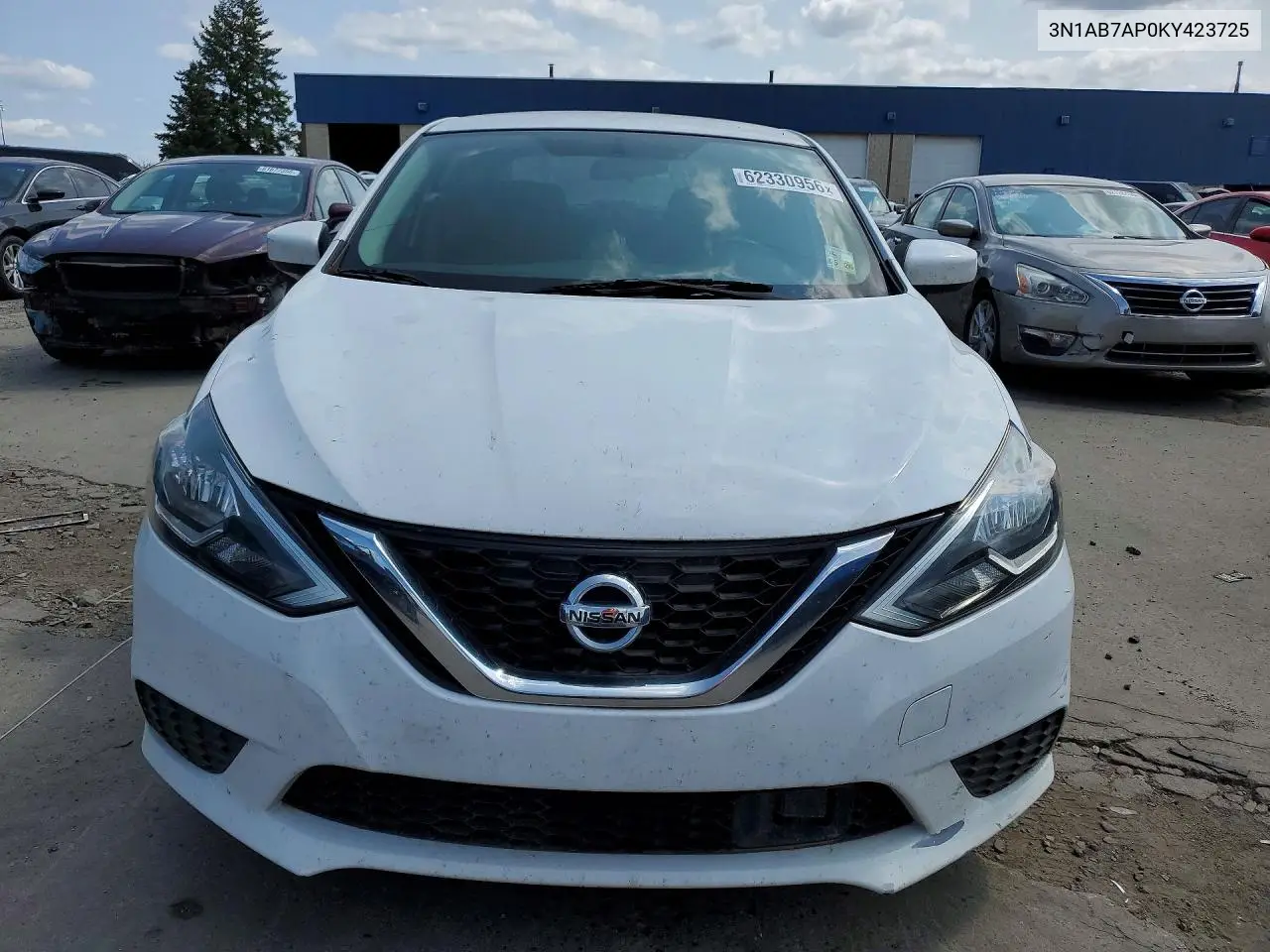 2019 Nissan Sentra S VIN: 3N1AB7AP0KY423725 Lot: 62330956