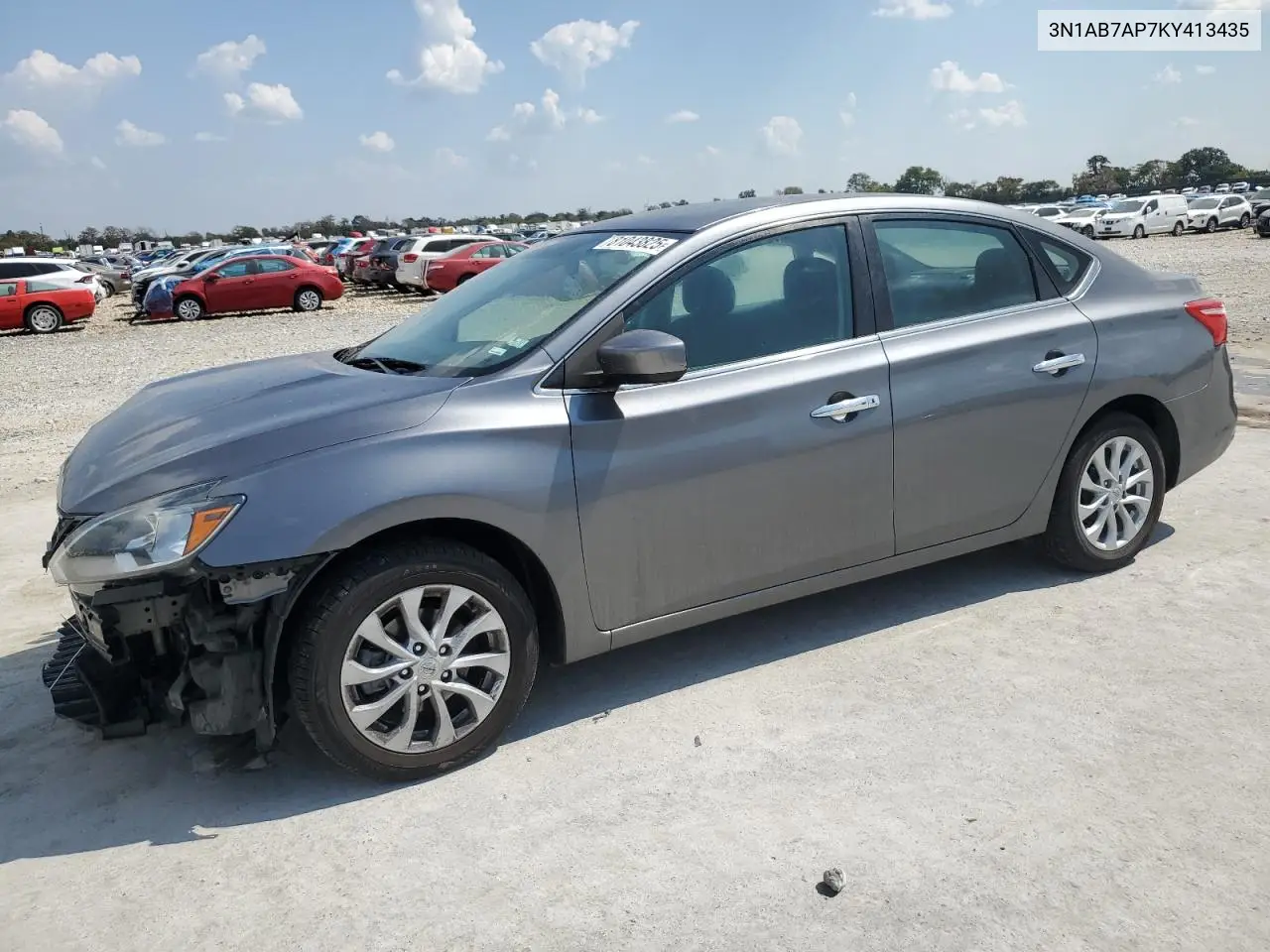 3N1AB7AP7KY413435 2019 Nissan Sentra S