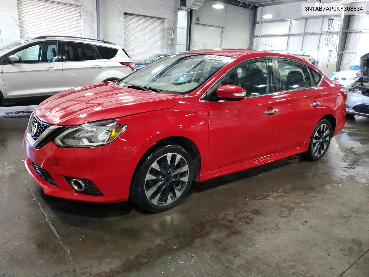 3N1AB7AP0KY308834 2019 Nissan Sentra Sr