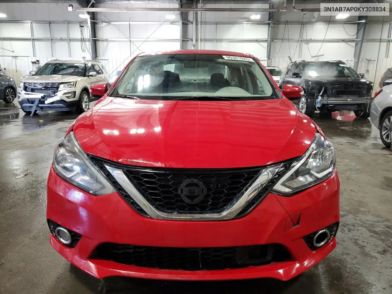 3N1AB7AP0KY308834 2019 Nissan Sentra Sr
