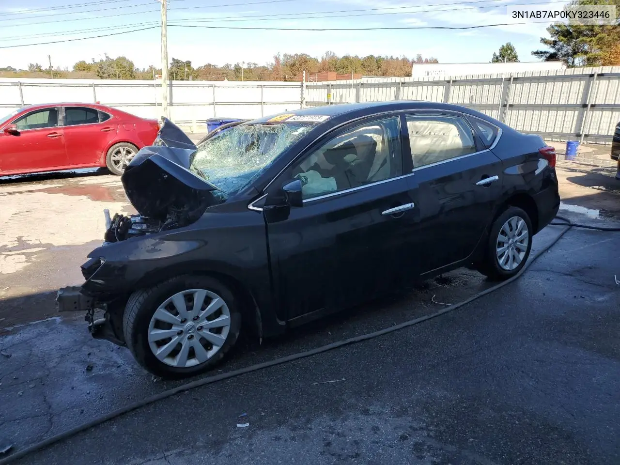 3N1AB7AP0KY323446 2019 Nissan Sentra S