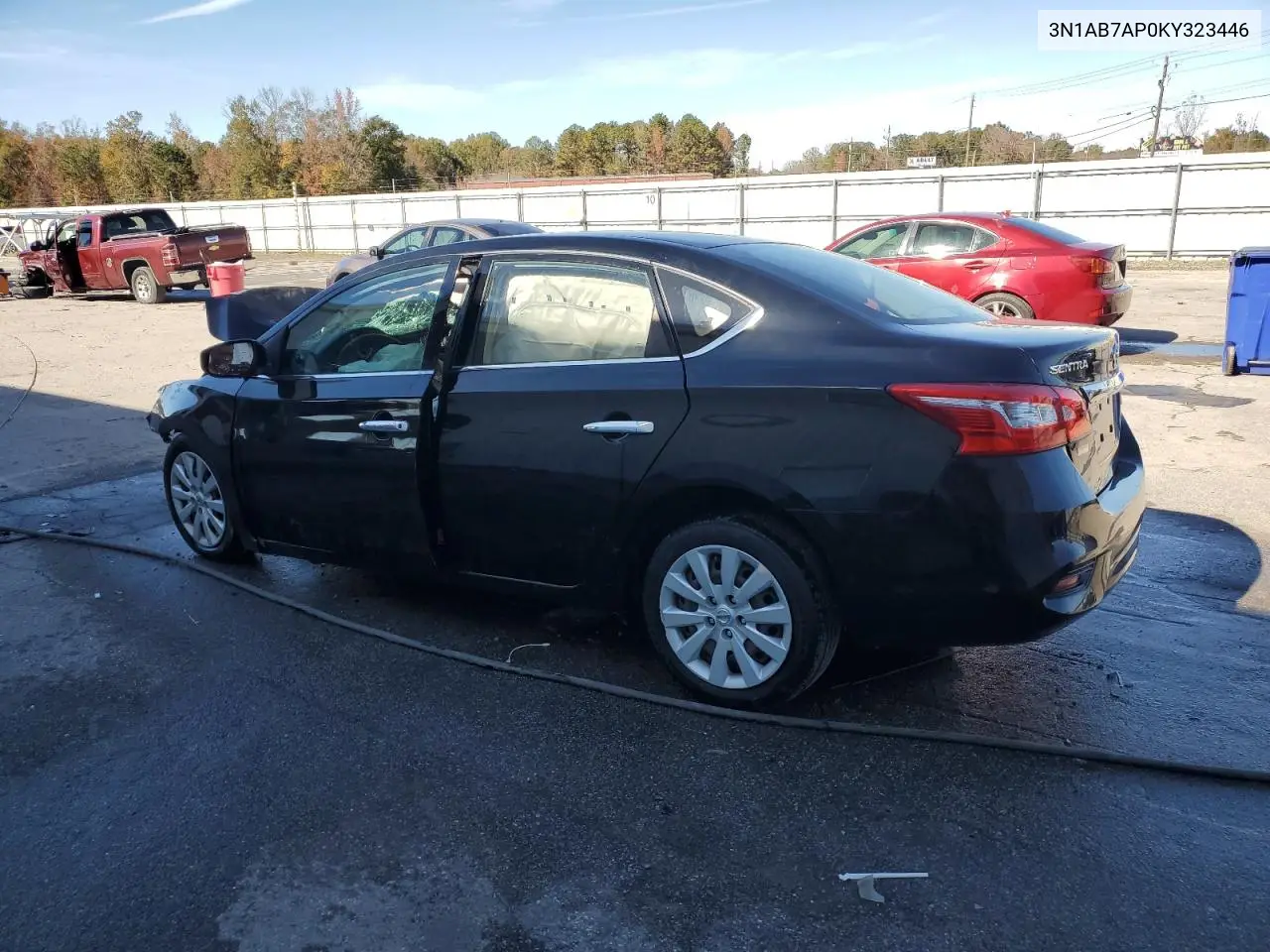 3N1AB7AP0KY323446 2019 Nissan Sentra S
