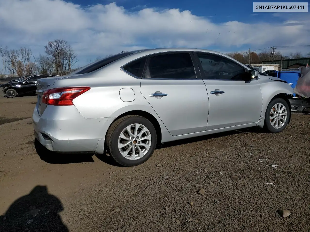 3N1AB7AP1KL607441 2019 Nissan Sentra S