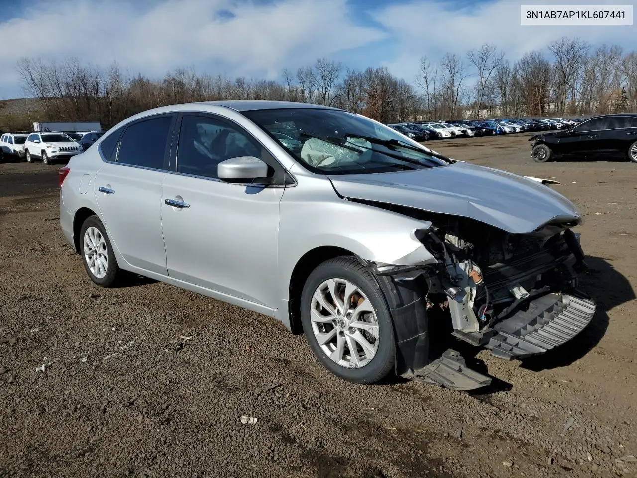 3N1AB7AP1KL607441 2019 Nissan Sentra S