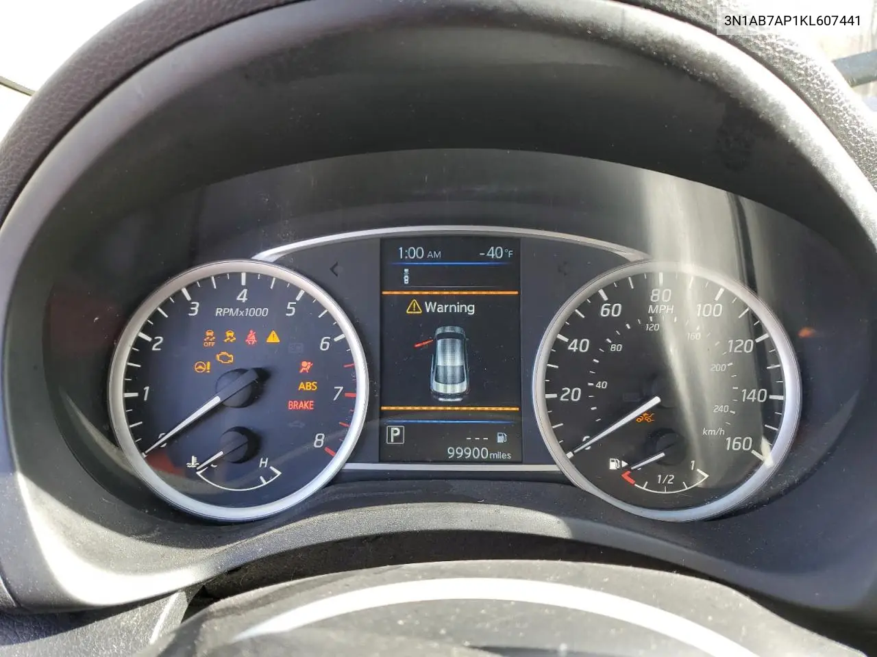 3N1AB7AP1KL607441 2019 Nissan Sentra S