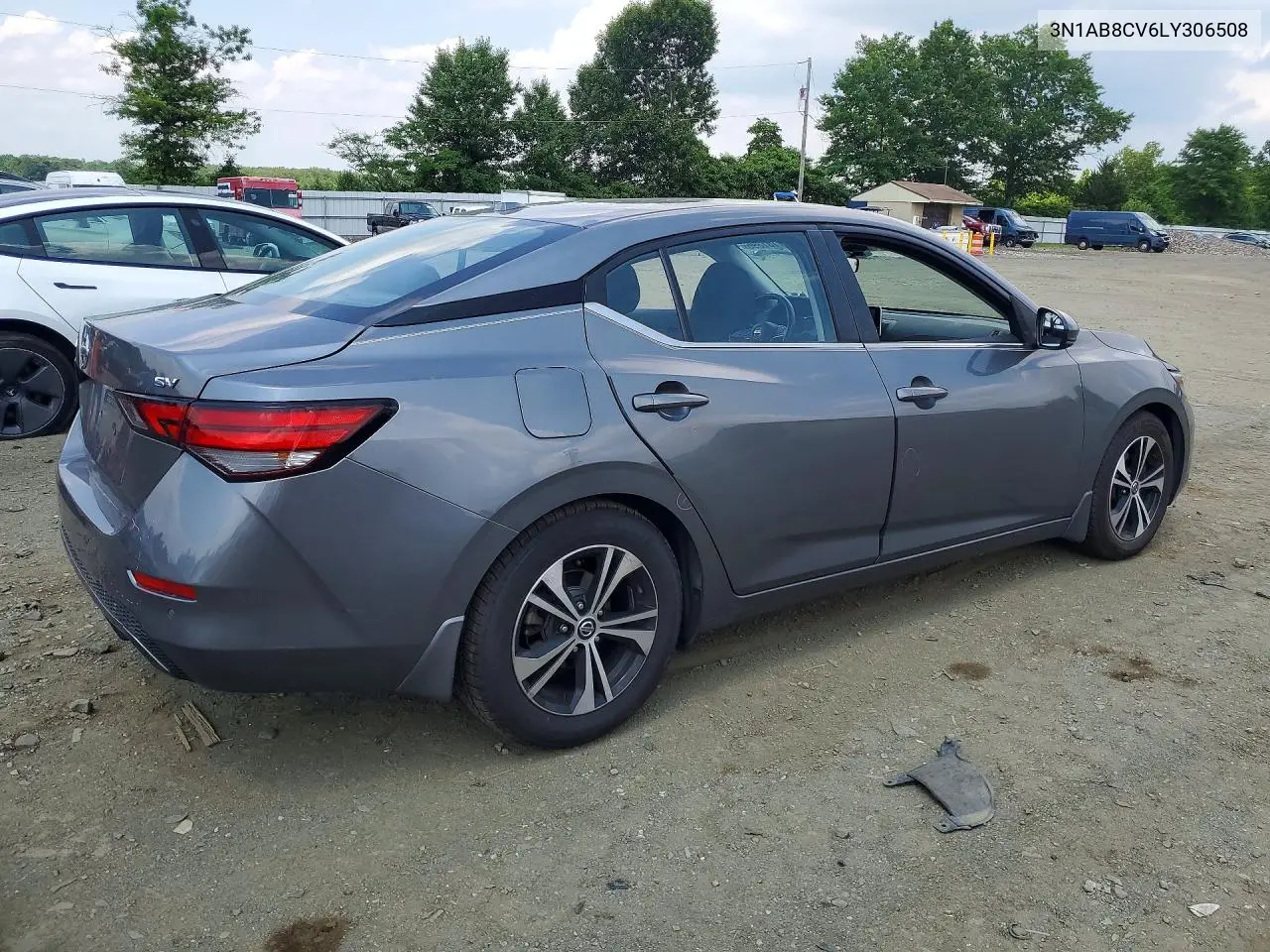 2020 Nissan Sentra Sv VIN: 3N1AB8CV6LY306508 Lot: 57151396