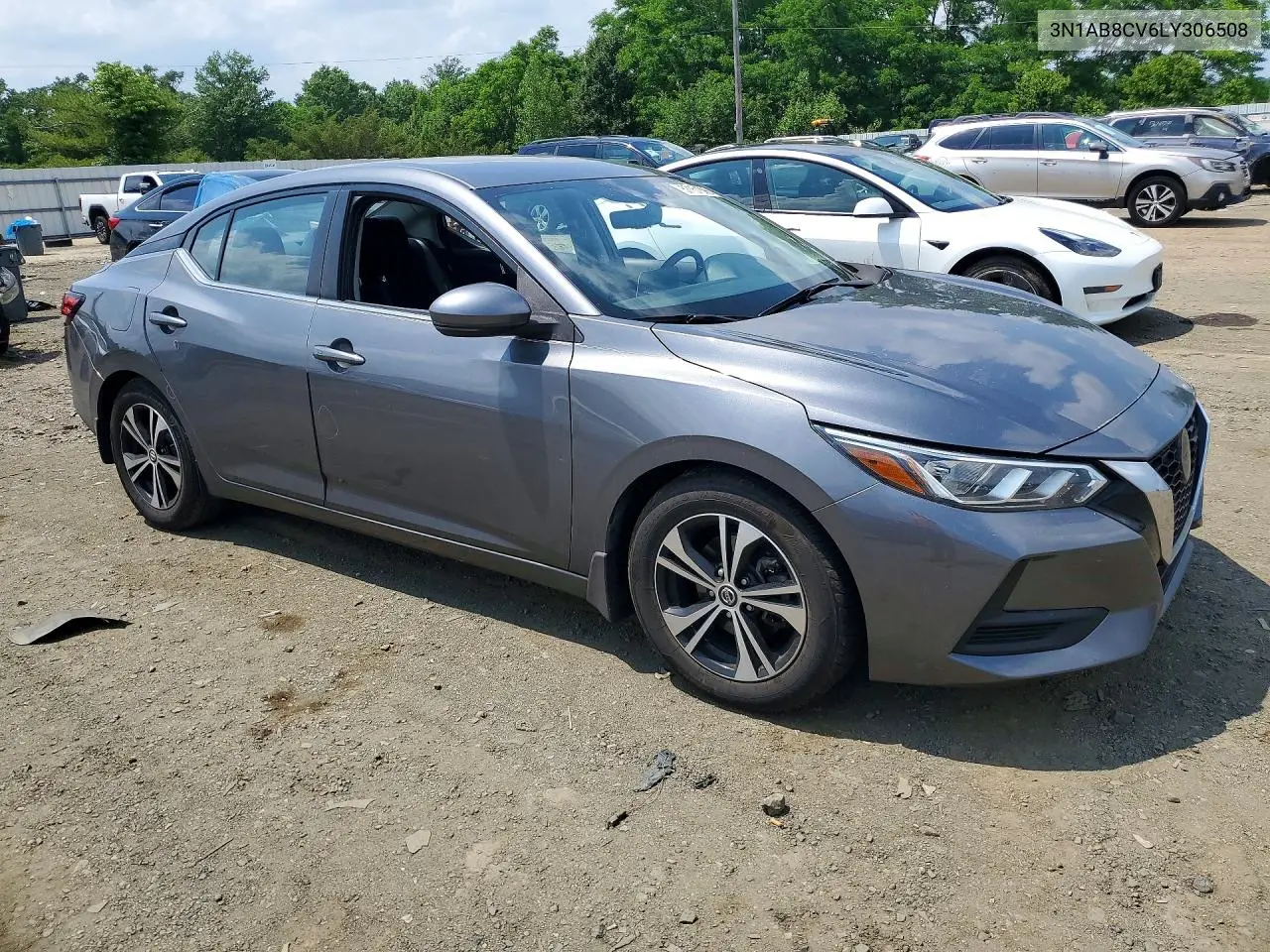 2020 Nissan Sentra Sv VIN: 3N1AB8CV6LY306508 Lot: 57151396