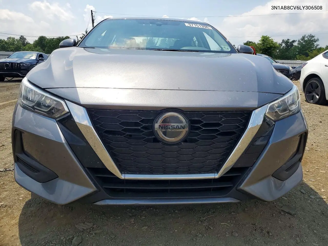 2020 Nissan Sentra Sv VIN: 3N1AB8CV6LY306508 Lot: 57151396