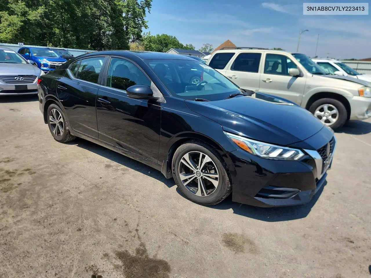 2020 Nissan Sentra Sv VIN: 3N1AB8CV7LY223413 Lot: 60451666