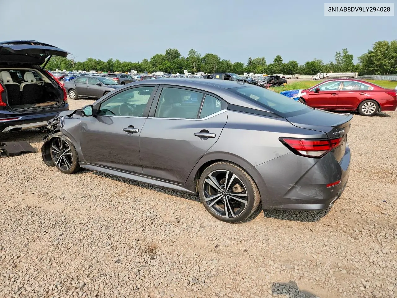 2020 Nissan Sentra Sr VIN: 3N1AB8DV9LY294028 Lot: 61216546