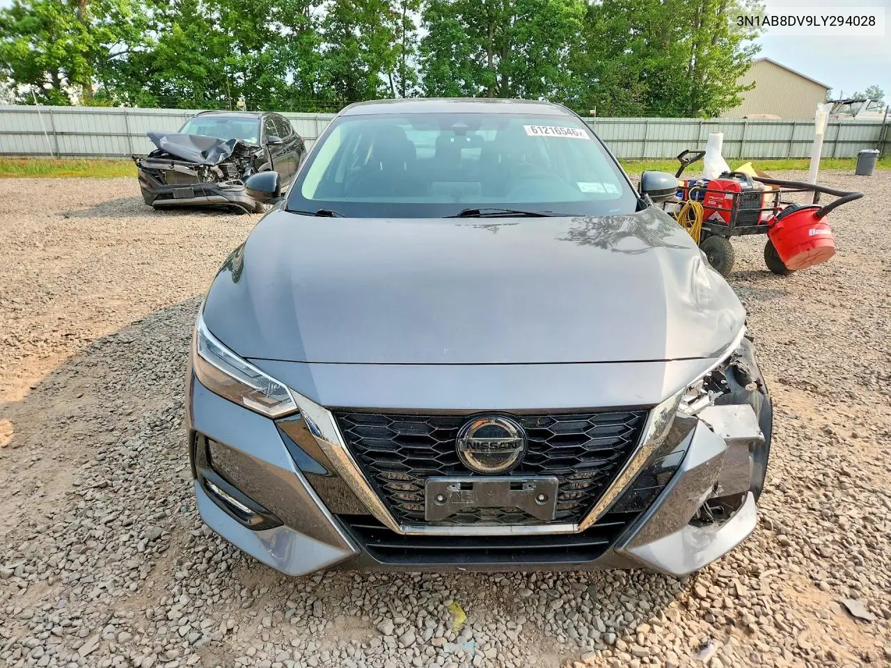 2020 Nissan Sentra Sr VIN: 3N1AB8DV9LY294028 Lot: 61216546