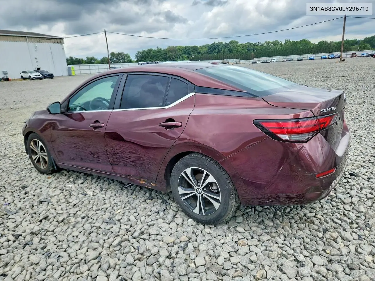 2020 Nissan Sentra Sv VIN: 3N1AB8CV0LY296719 Lot: 61861866