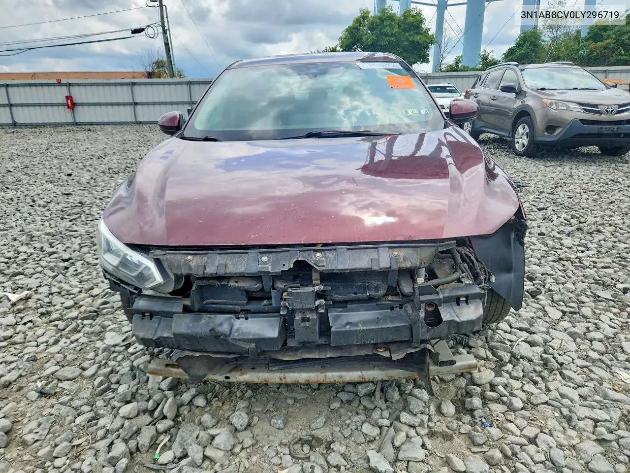 2020 Nissan Sentra Sv VIN: 3N1AB8CV0LY296719 Lot: 61861866