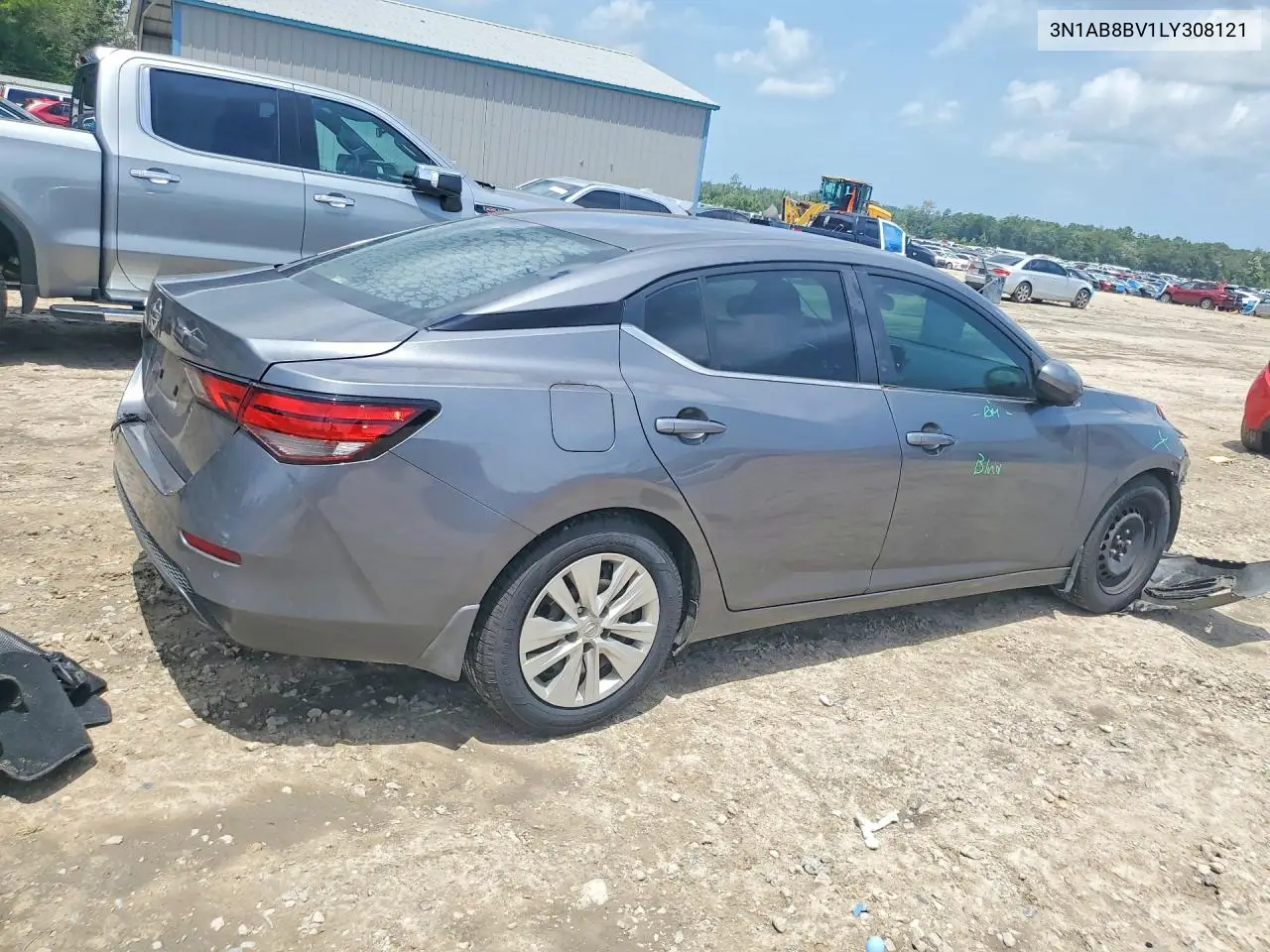 2020 Nissan Sentra S VIN: 3N1AB8BV1LY308121 Lot: 61911986
