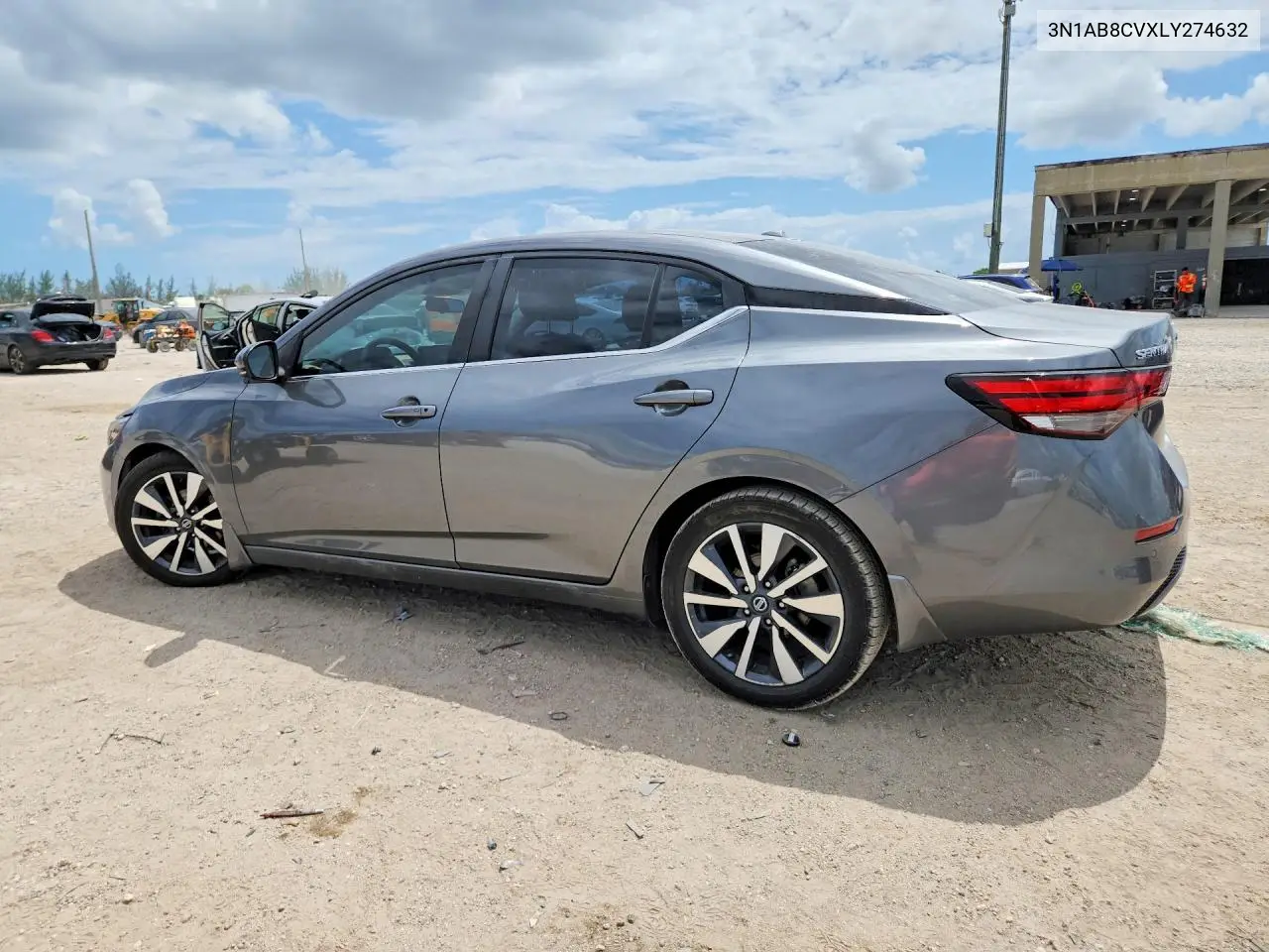 2020 Nissan Sentra Sv VIN: 3N1AB8CVXLY274632 Lot: 61940936
