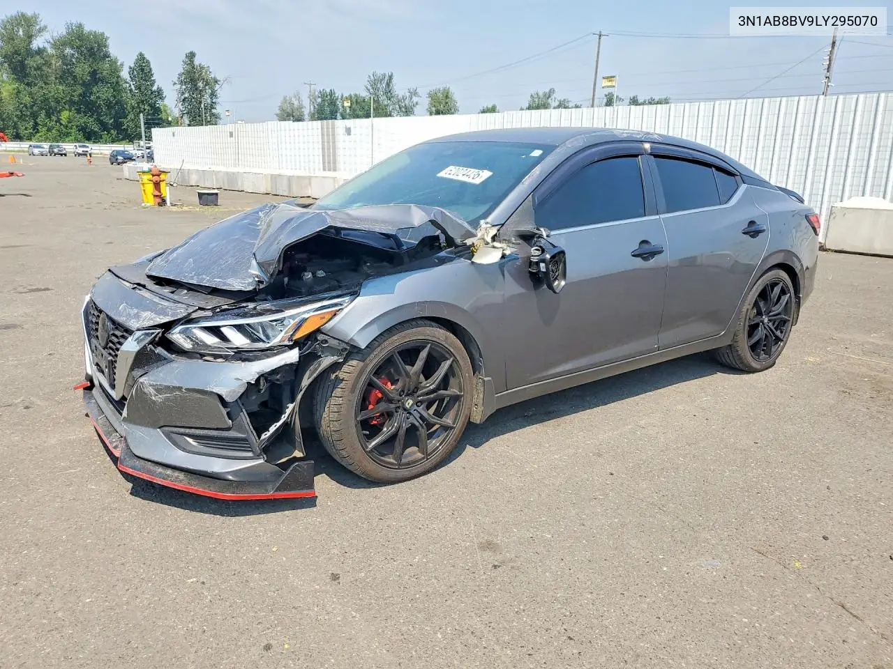 2020 Nissan Sentra S VIN: 3N1AB8BV9LY295070 Lot: 62024436