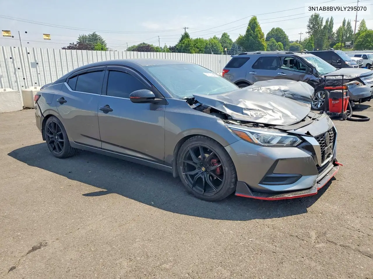 2020 Nissan Sentra S VIN: 3N1AB8BV9LY295070 Lot: 62024436