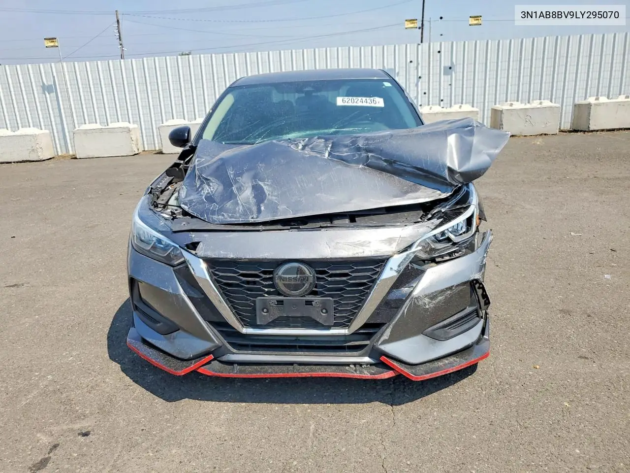 2020 Nissan Sentra S VIN: 3N1AB8BV9LY295070 Lot: 62024436