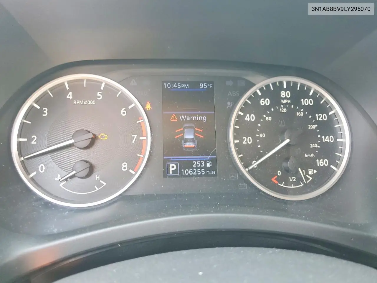 2020 Nissan Sentra S VIN: 3N1AB8BV9LY295070 Lot: 62024436