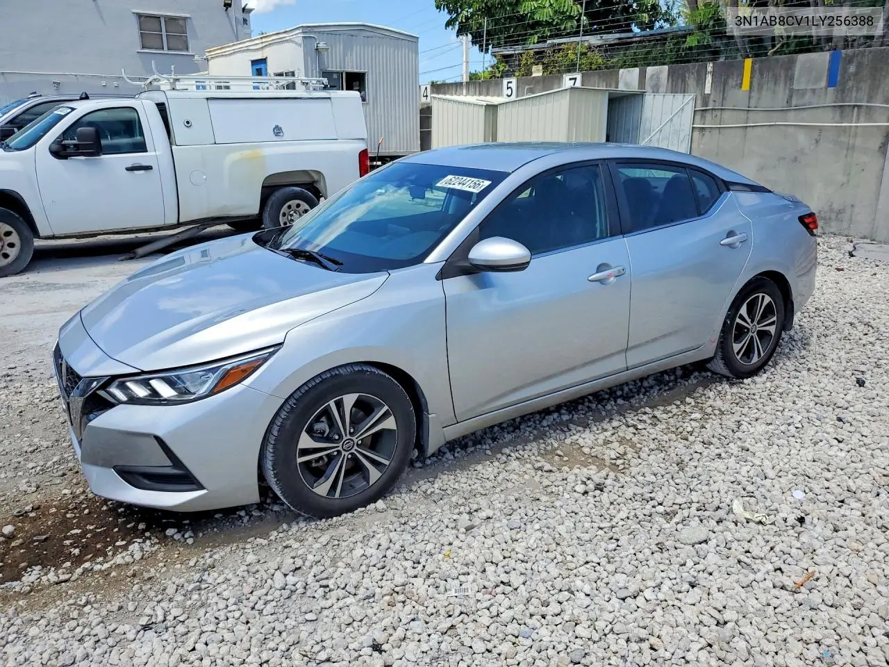 2020 Nissan Sentra Sv VIN: 3N1AB8CV1LY256388 Lot: 62244156