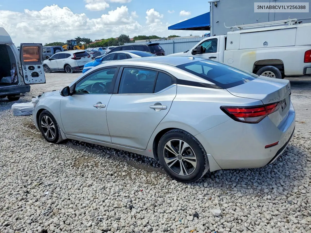 2020 Nissan Sentra Sv VIN: 3N1AB8CV1LY256388 Lot: 62244156