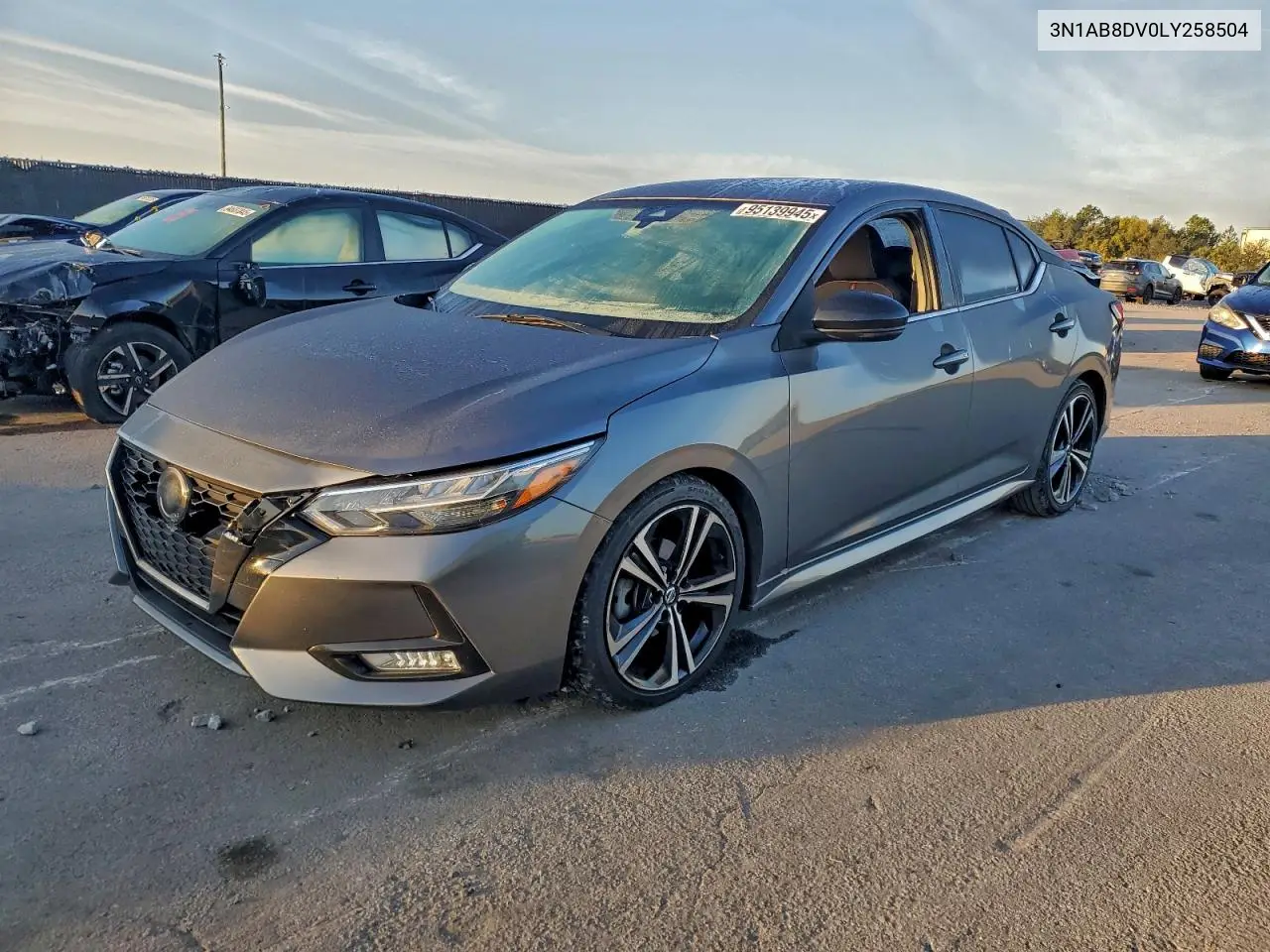 3N1AB8DV0LY258504 2020 Nissan Sentra Sr
