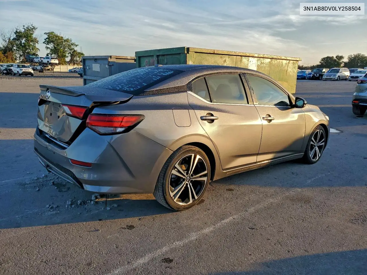 3N1AB8DV0LY258504 2020 Nissan Sentra Sr