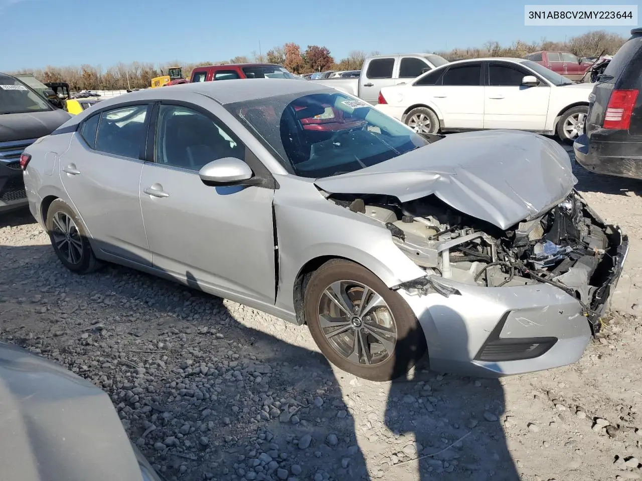 3N1AB8CV2MY223644 2021 Nissan Sentra Sv